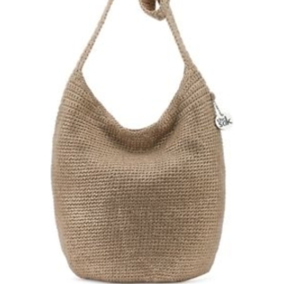 The Sak Handbags - The Sak Palm Spring Boho Crochet Woven Bucket Bag